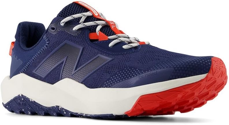 Мужские кроссовки New Balance Dynasoft Nitrel V6 Gore-tex, Nb Navy/Neo Flame/Sea Salt — фото 4