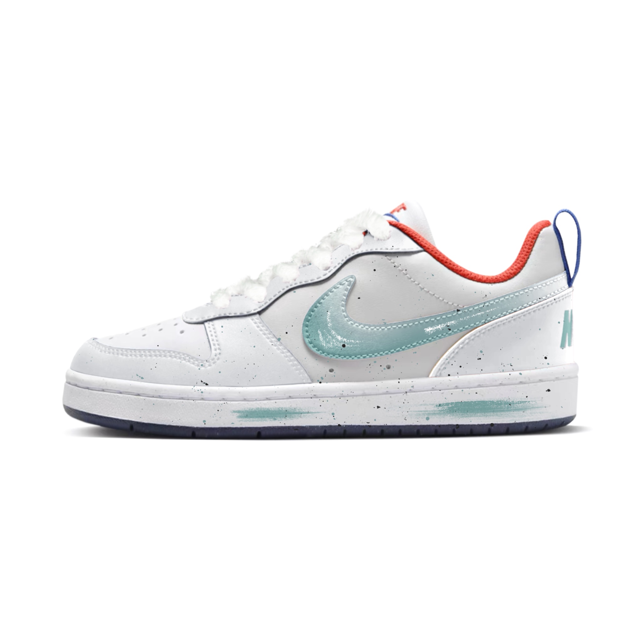 

Nike Низкие детские кроссовки для скейтбординга Court Borough Scattered Vine для подростков
