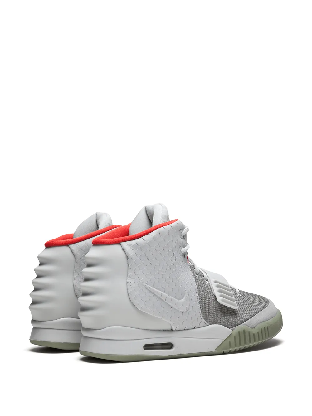 Кроссовки Air Yeezy 2 NRG Nike, серый — фото 3