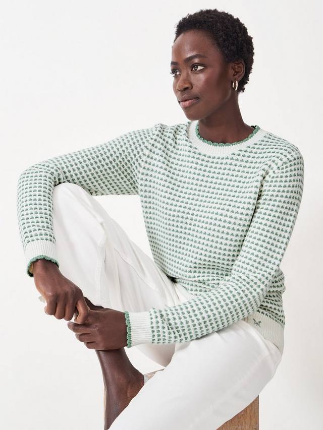 

Текстурированный джемпер для экипажа Crew Clothing, цвет Light Green