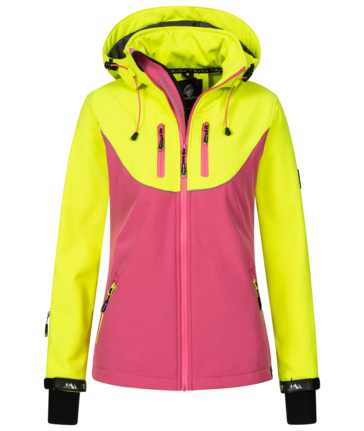 

Куртка софтшелл Rock Creek Jacke, цвет Neonpink