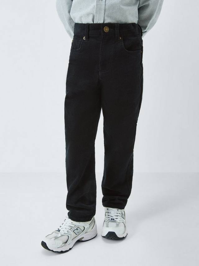 

Детские брюки из вельвета с пятью карманами John Lewis, Black