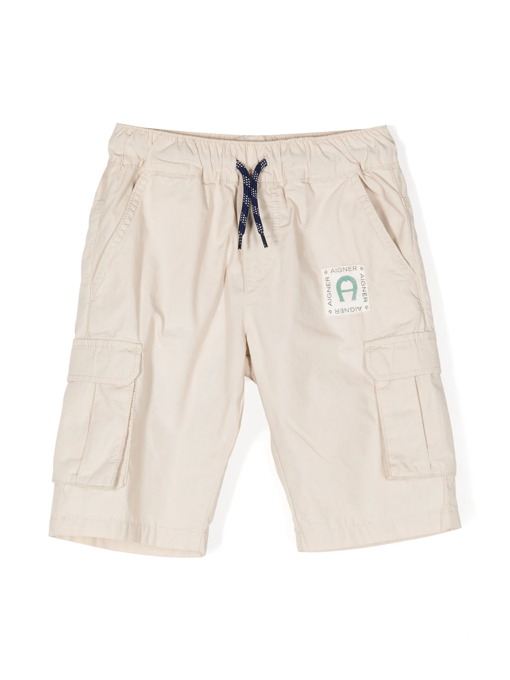 

Шорты-бермуды с карманами карго Aigner Kids, бежевый