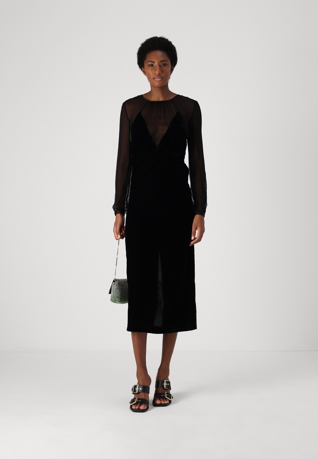 

Коктейльное платье / Вечернее платье DRESS TWINSET, черный