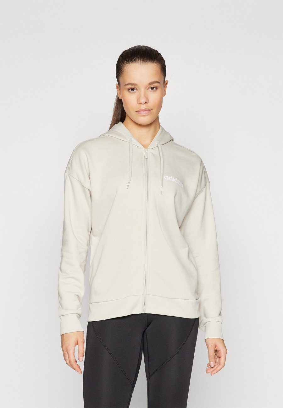 

Толстовка Adidas Sportswear Zip-up sweatshirt, Alumina/White/Beige