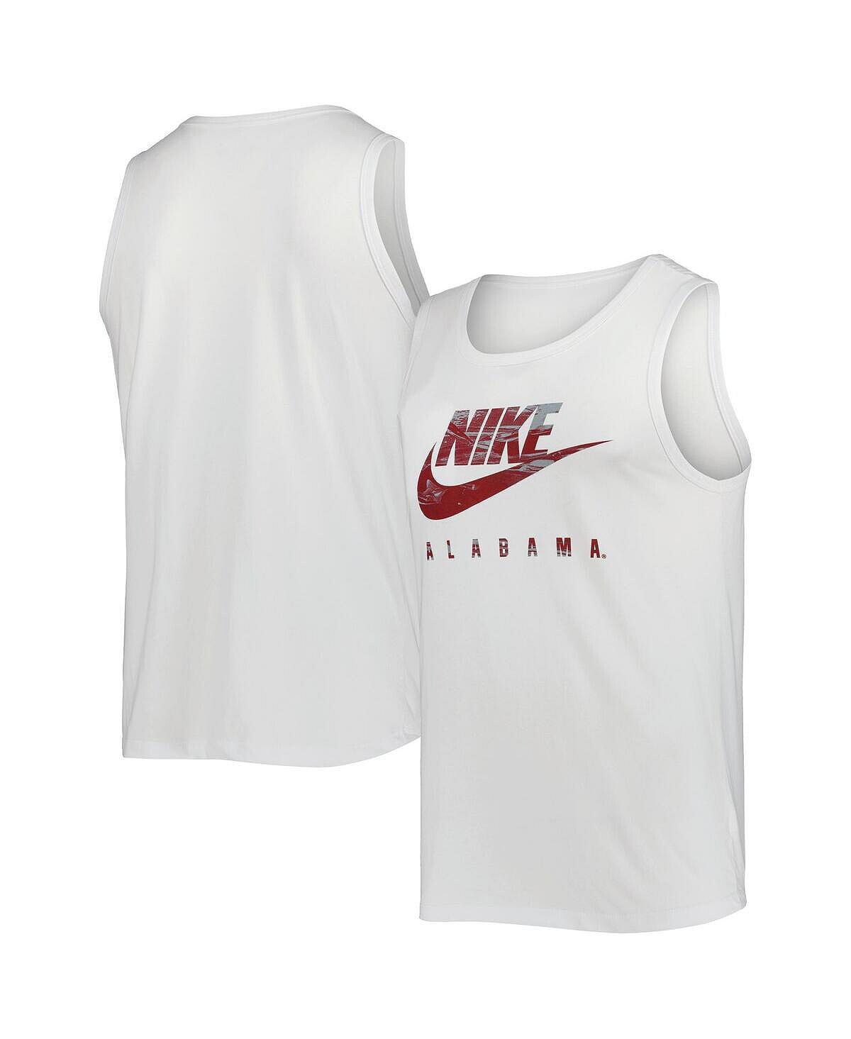 

Мужская белая майка Alabama Crimson Tide Spring Break Futura Performance Nike