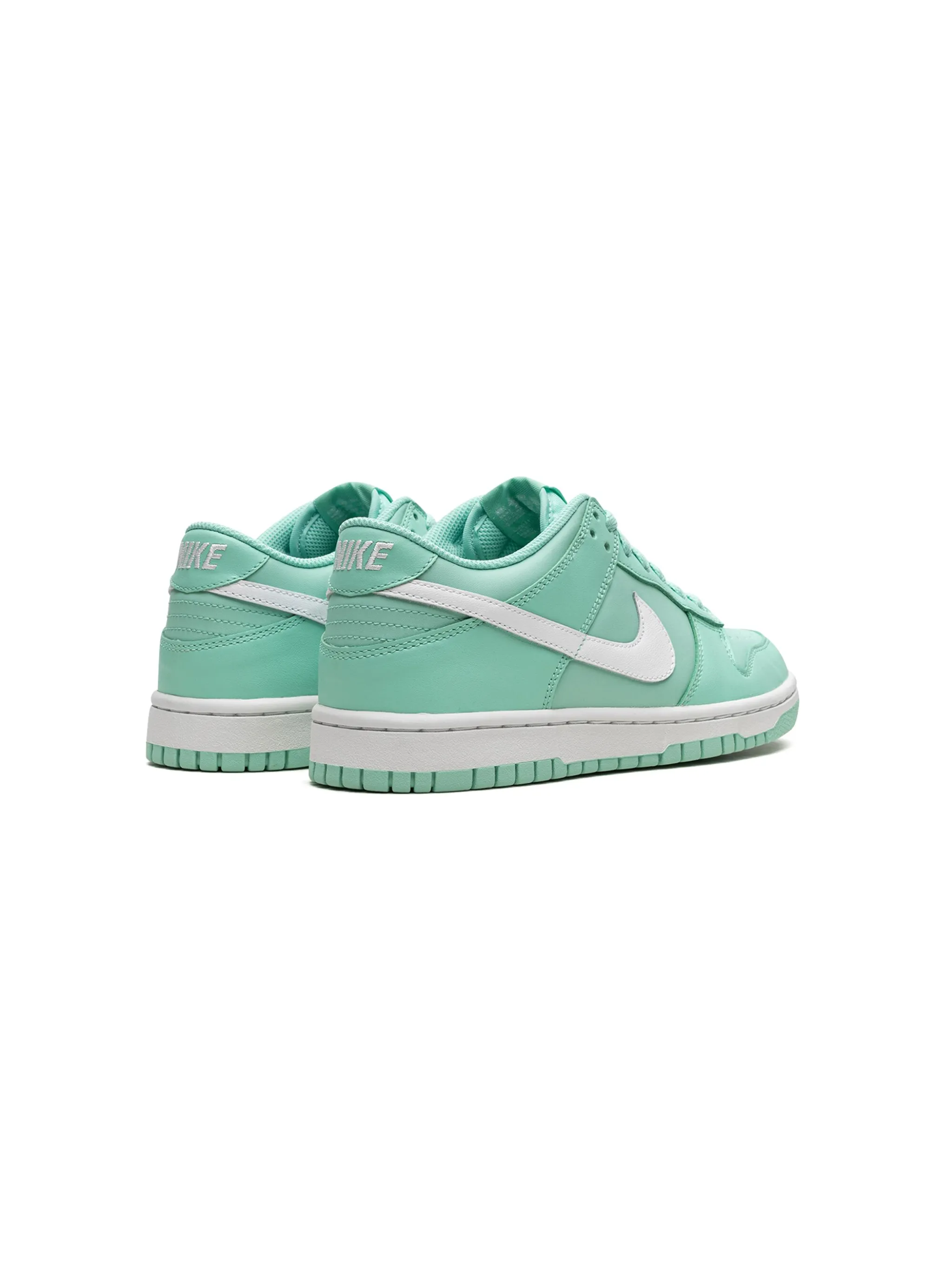 Кроссовки Dunk Low Rise Nike Kids, зеленый — фото 3