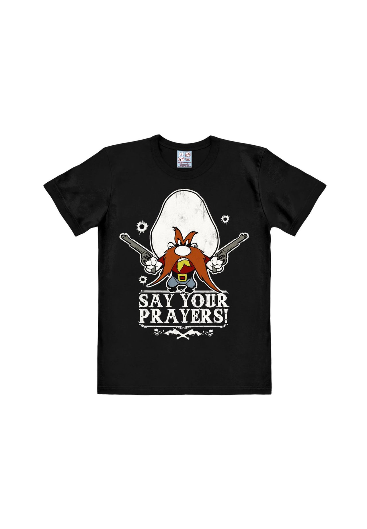 

Футболка Easyfit Looney Tunes — Скажи свою молитву LOGOSHIRT, черный