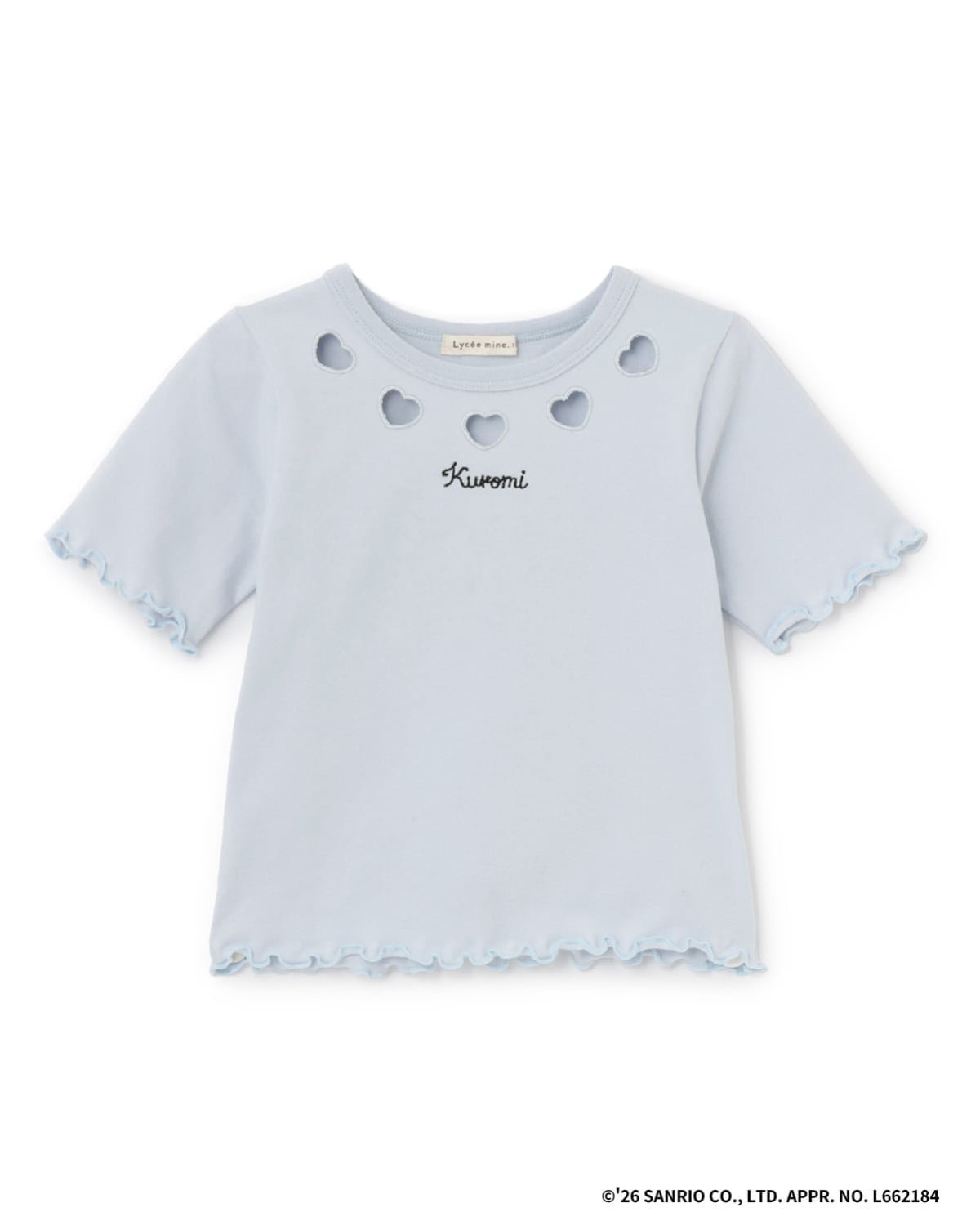 Футболка Cherry Kuromi Heart Lycee mine, Off white — фото 4