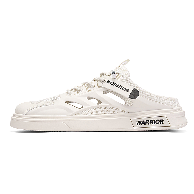 

WARRIOR Износостойкие быстросохнущие нескользящие закрытые тапочки мужские бежевые, цвет Beige