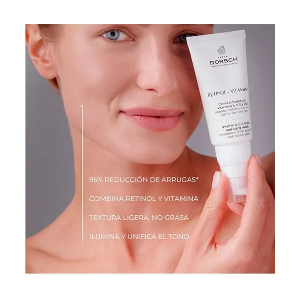 Крем для лица SPF FARMA DORSCH Crema Retinol + Vitamin C — фото 3
