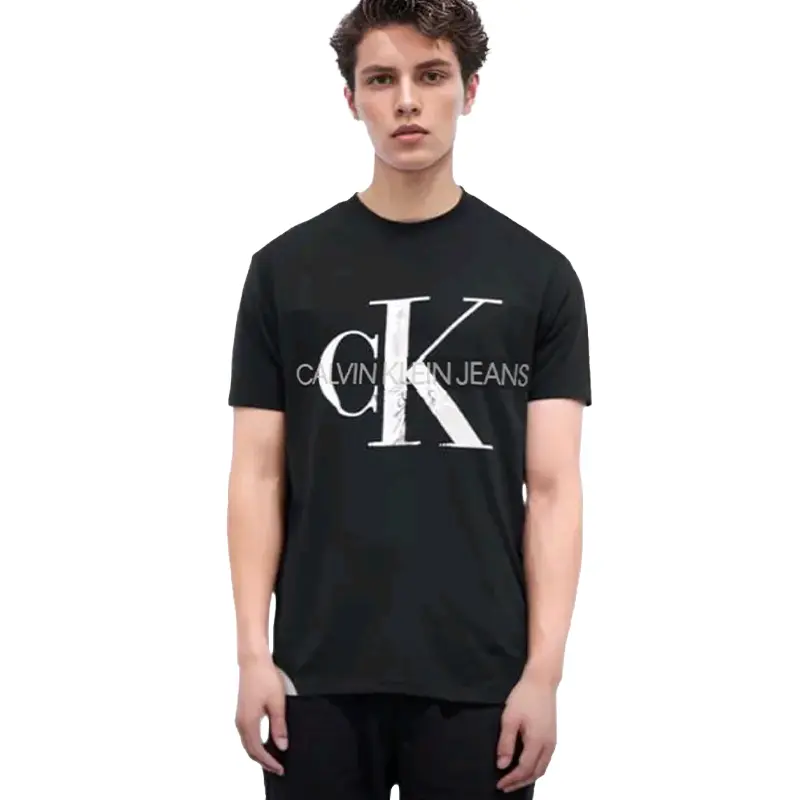 Минималистичная футболка Unisex Calvin Klein, черный — фото 3