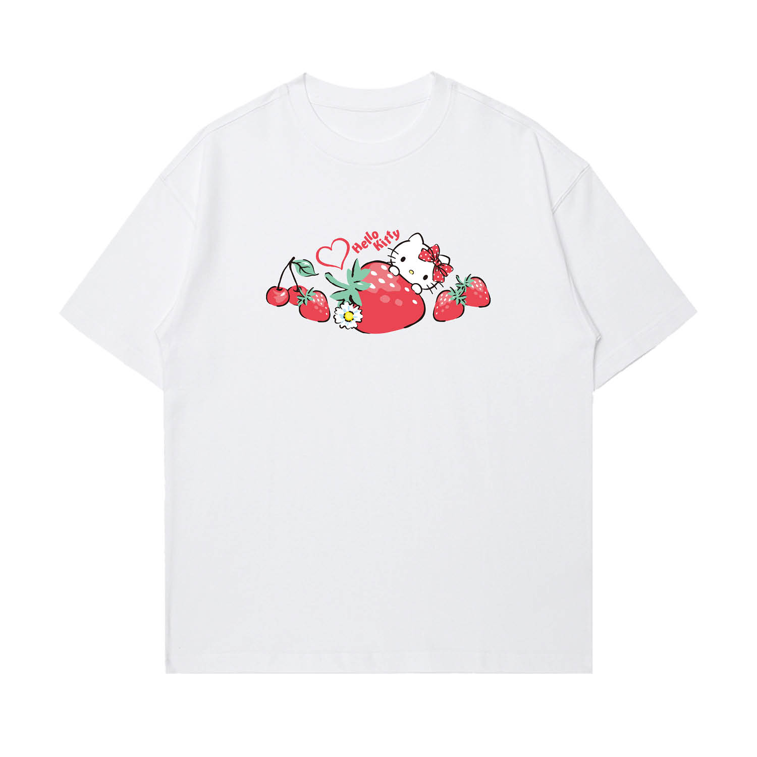 

Футболка Hello Kitty SS25 Unisex Sanrio, белый