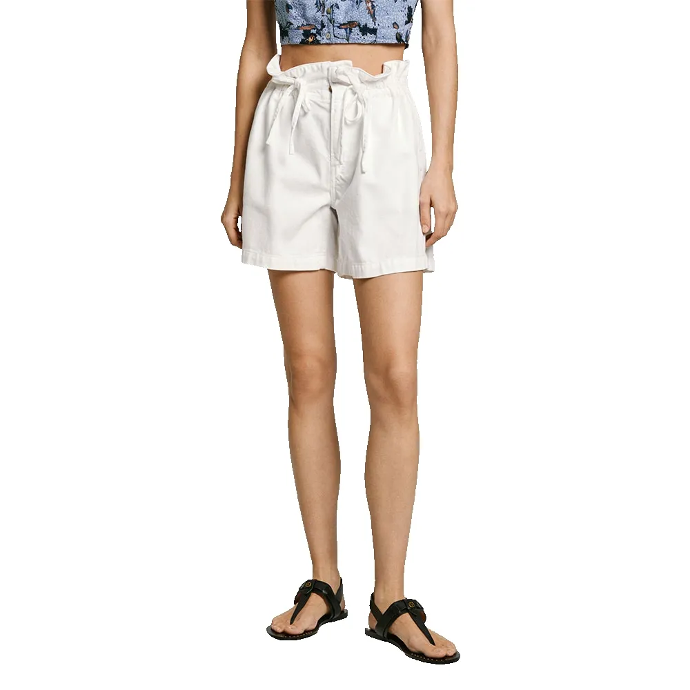 

Шорты Pepe Jeans A-Line High waist denim, белый