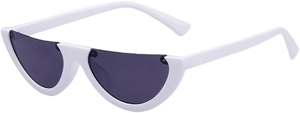 

Стильные солнцезащитные очки в форме «кошачий глаз» в полуободковой оправе для женщин, модные винтажные солнцезащитные очки с защитой от УФ-излучения UV400 generic, C9