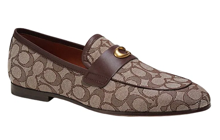 COACH Men's Casual Shoes Men's Low Top Brown — фото 4
