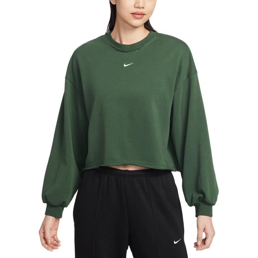 

Толстовка AS W NSW NK CHILL FT CREW женская Nike, зеленый