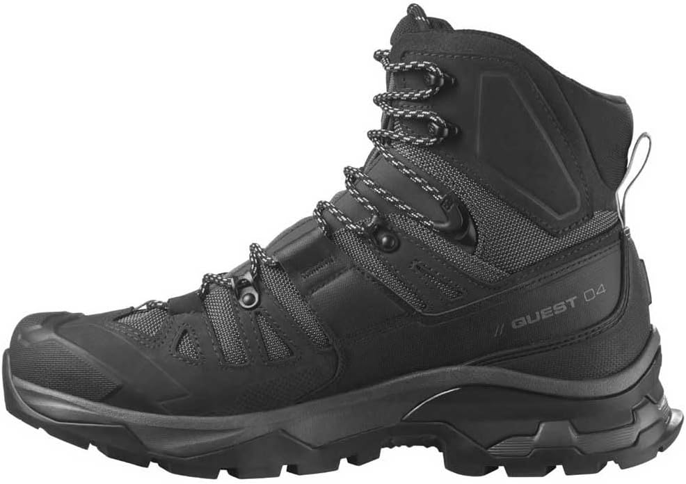 Мужские треккинговые ботинки Salomon Quest 4 Gore-tex, Magnet/Black/Quarry — фото 4
