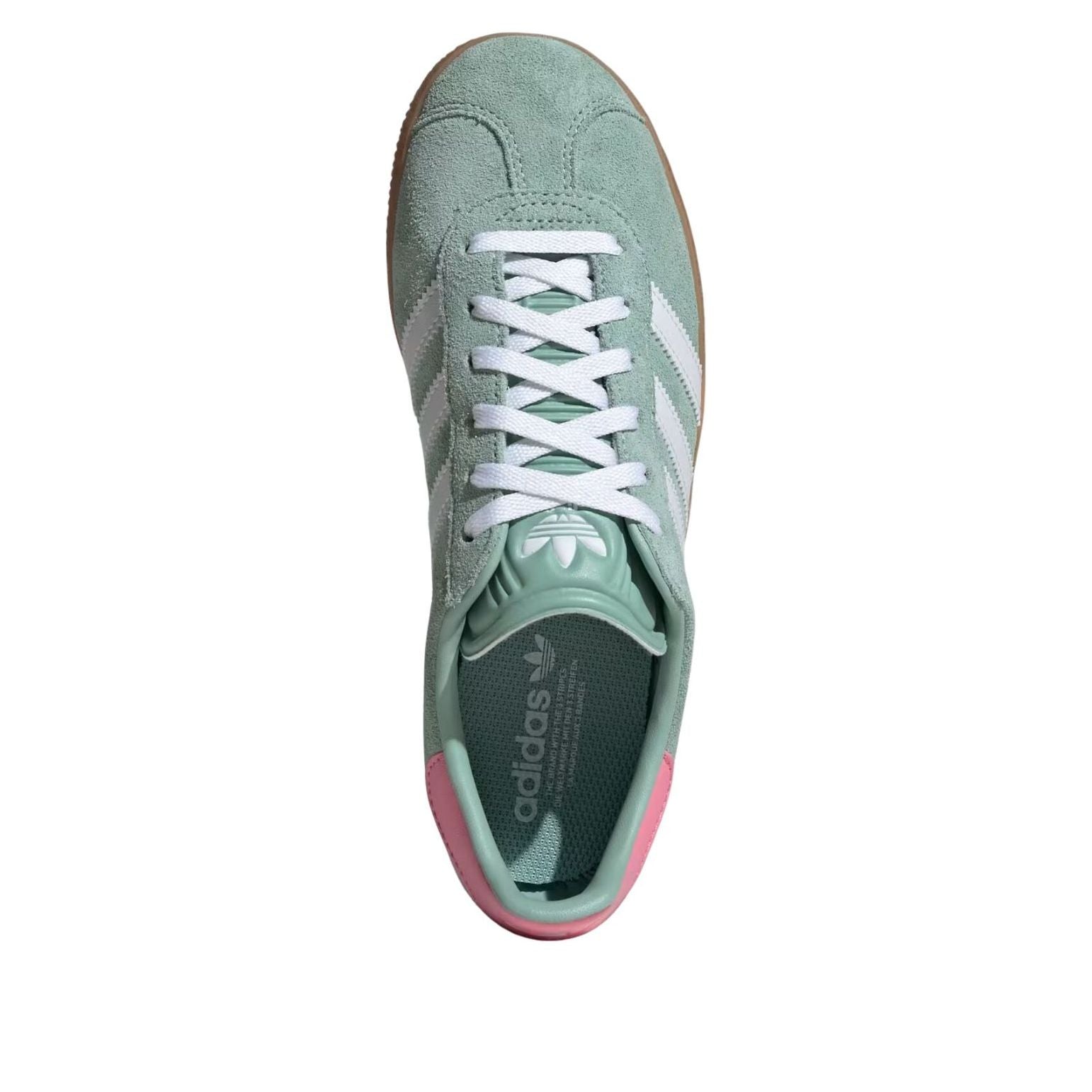 (GS) Adidas Gazelle 'Hazy Green Bliss Pink' — фото 4