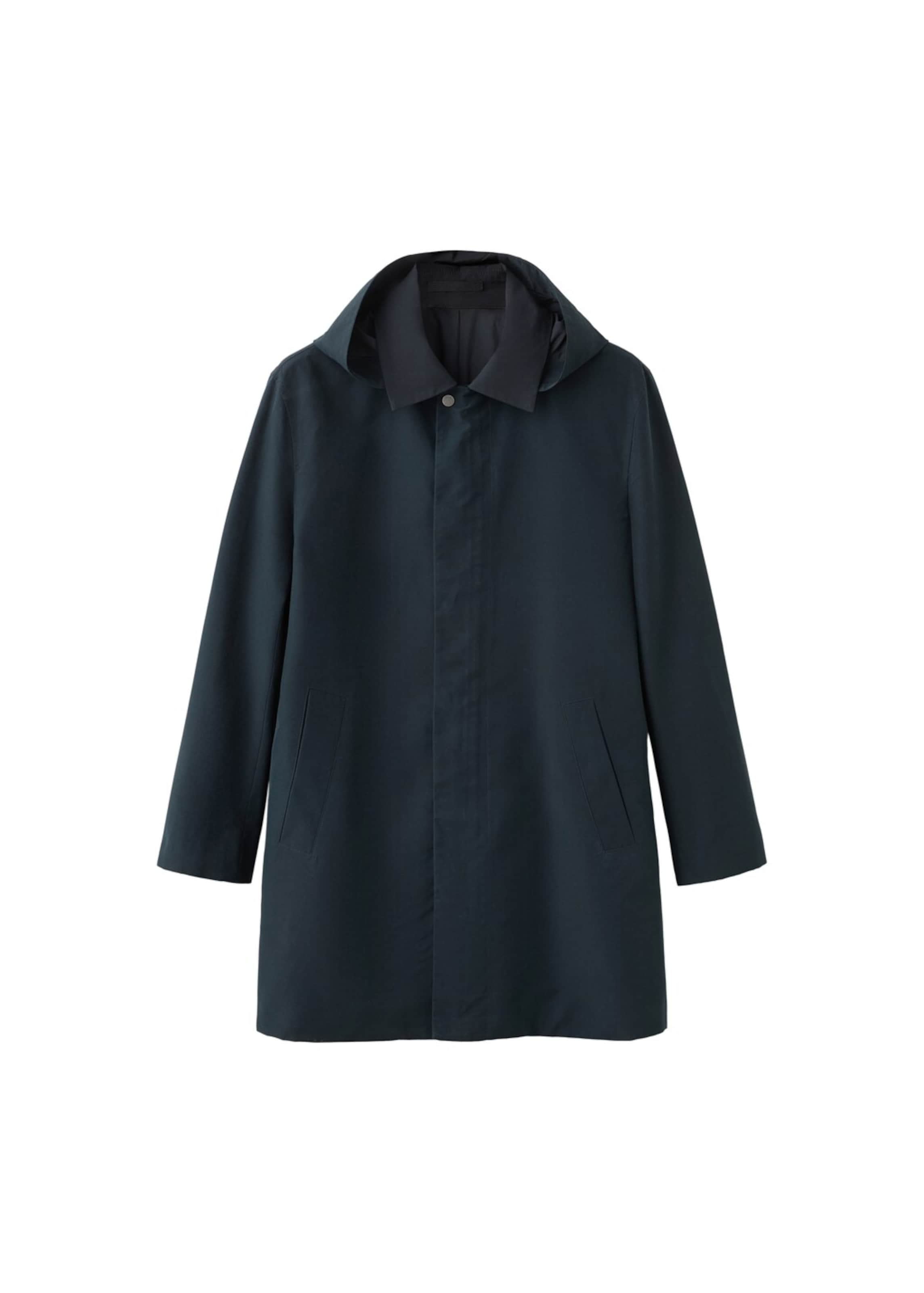 

MANGO MAN Парка 'Gale' для межсезонья в цвете Royal Blue