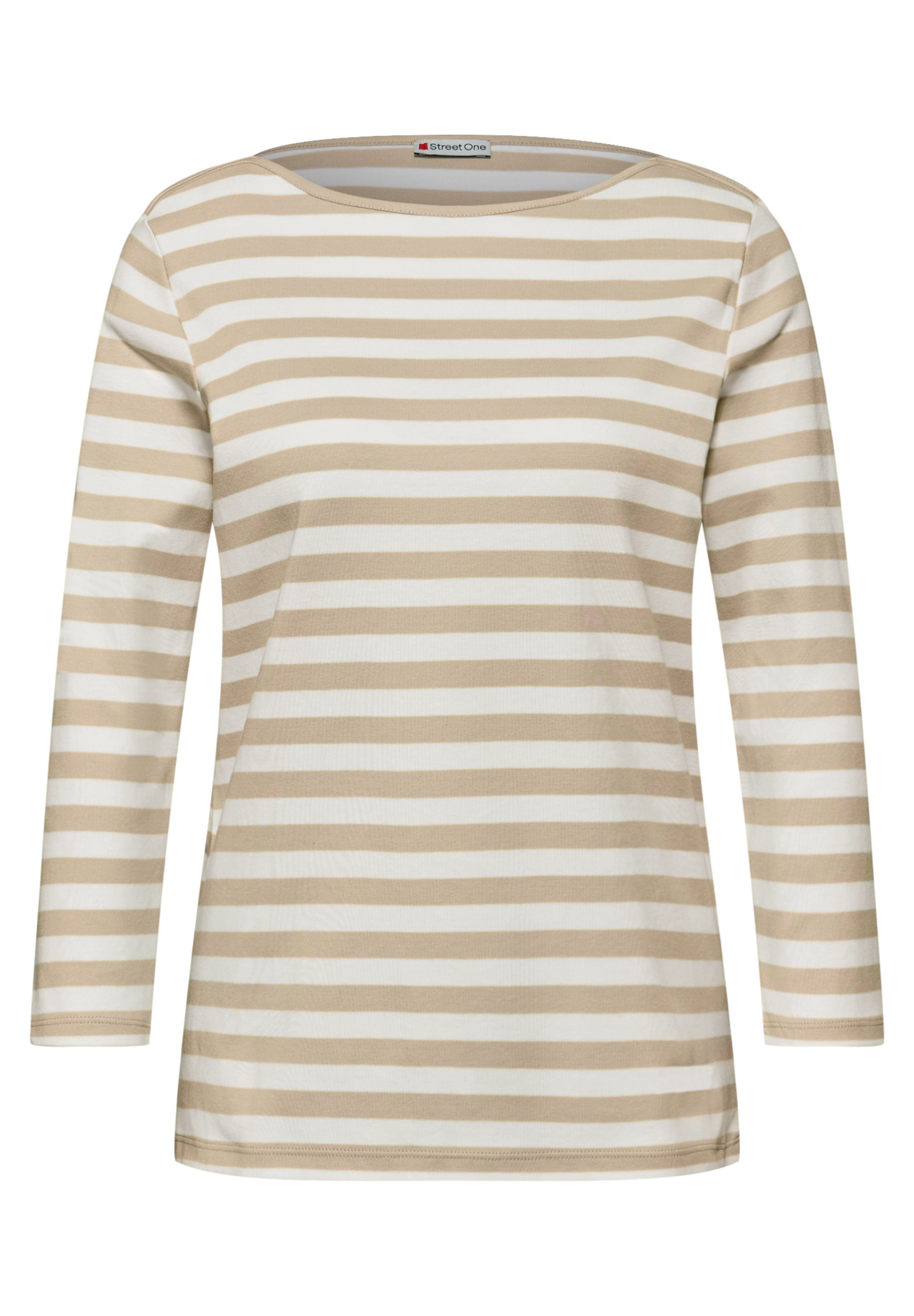 

STREET ONE Лонгслив в бежевом цвете