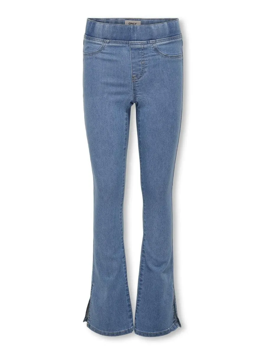 

Джинсы скинни KIDS ONLY "KOGMIST SKINNY FLARED SLIT JEGGING DNM", голубой