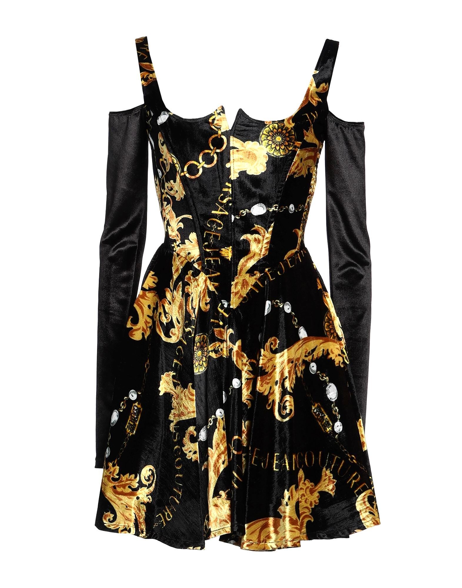 

Мини-платье Versace Jeans Couture, черный