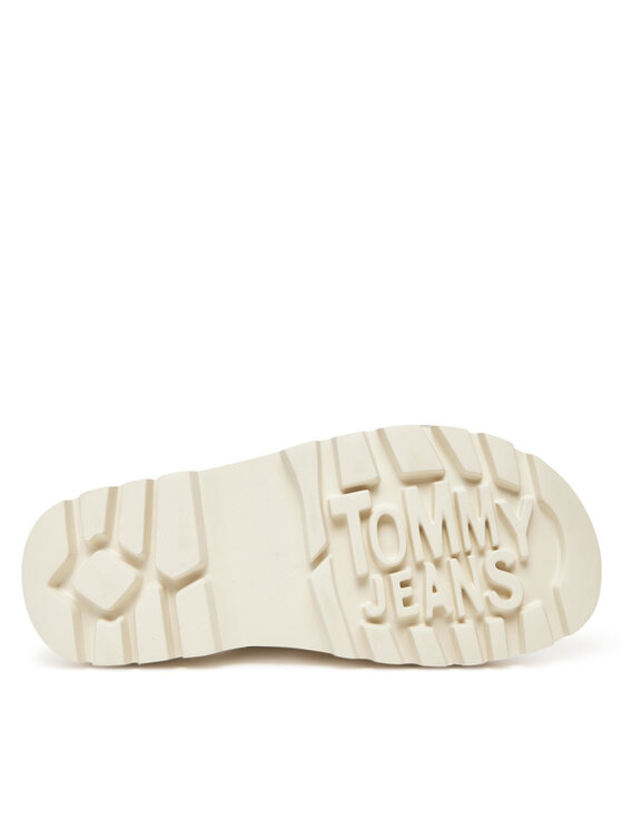 Мюли Tjw Double Strap Sandal EN0EN02753 Tommy Jeans, белый — фото 4