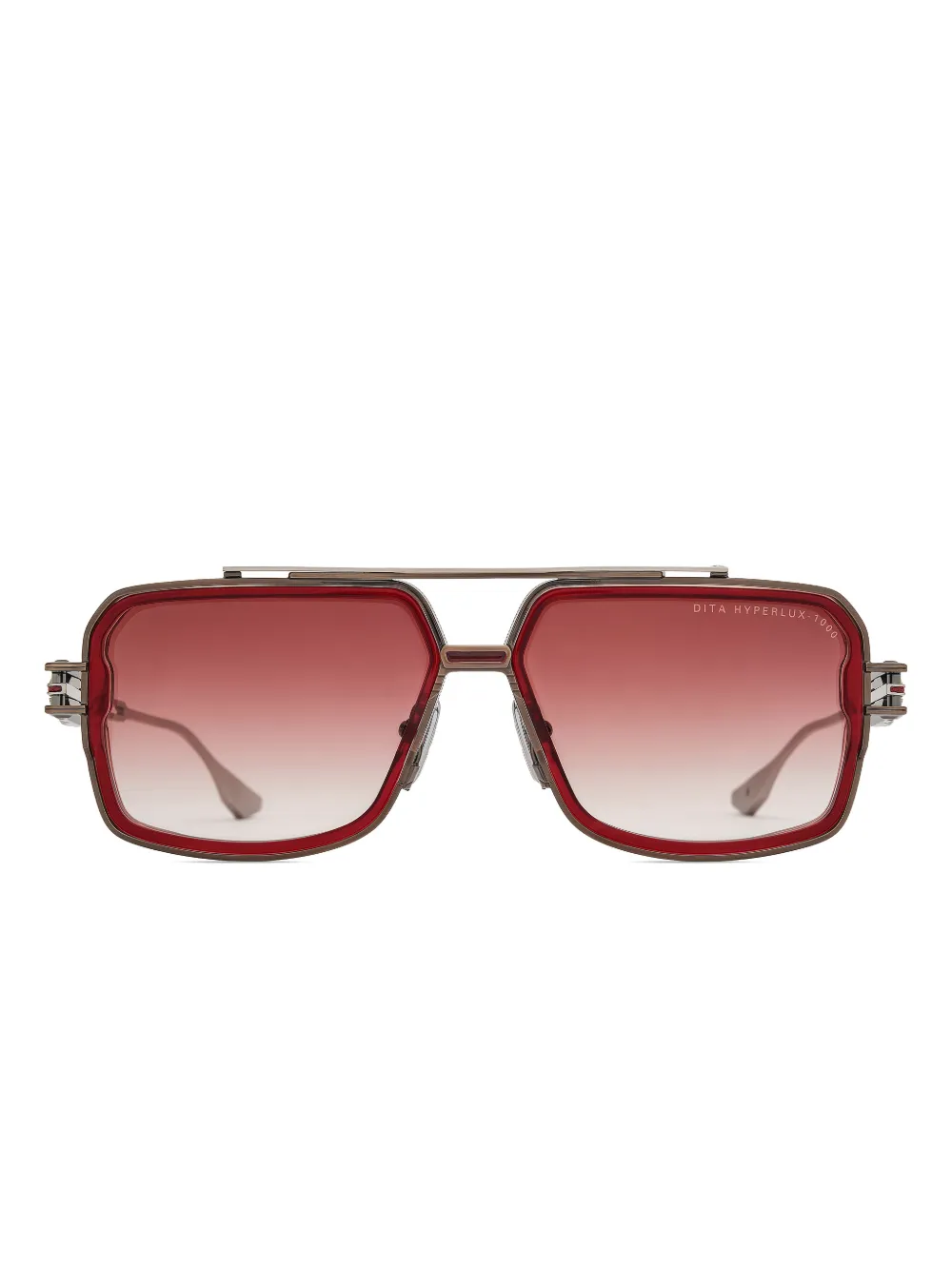 

Солнцезащитные очки в квадратной оправе Dita, красный