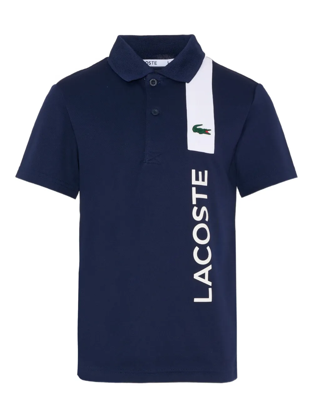 

Рубашка поло из пике с короткими рукавами Lacoste Kids, синий