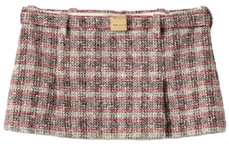 

Юбка повседневная женская красная Miu Miu