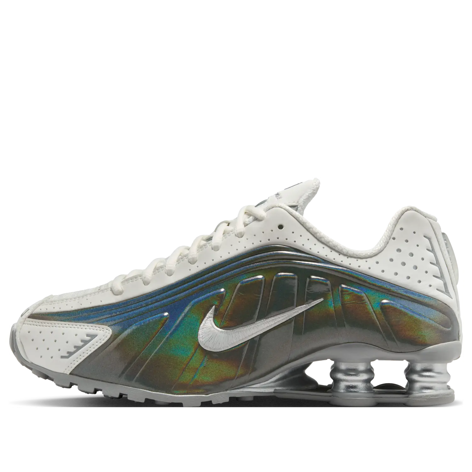 Кроссовки (WMNS) Nike Shox R4 'Summit White Hydrangea Metallic Silver'