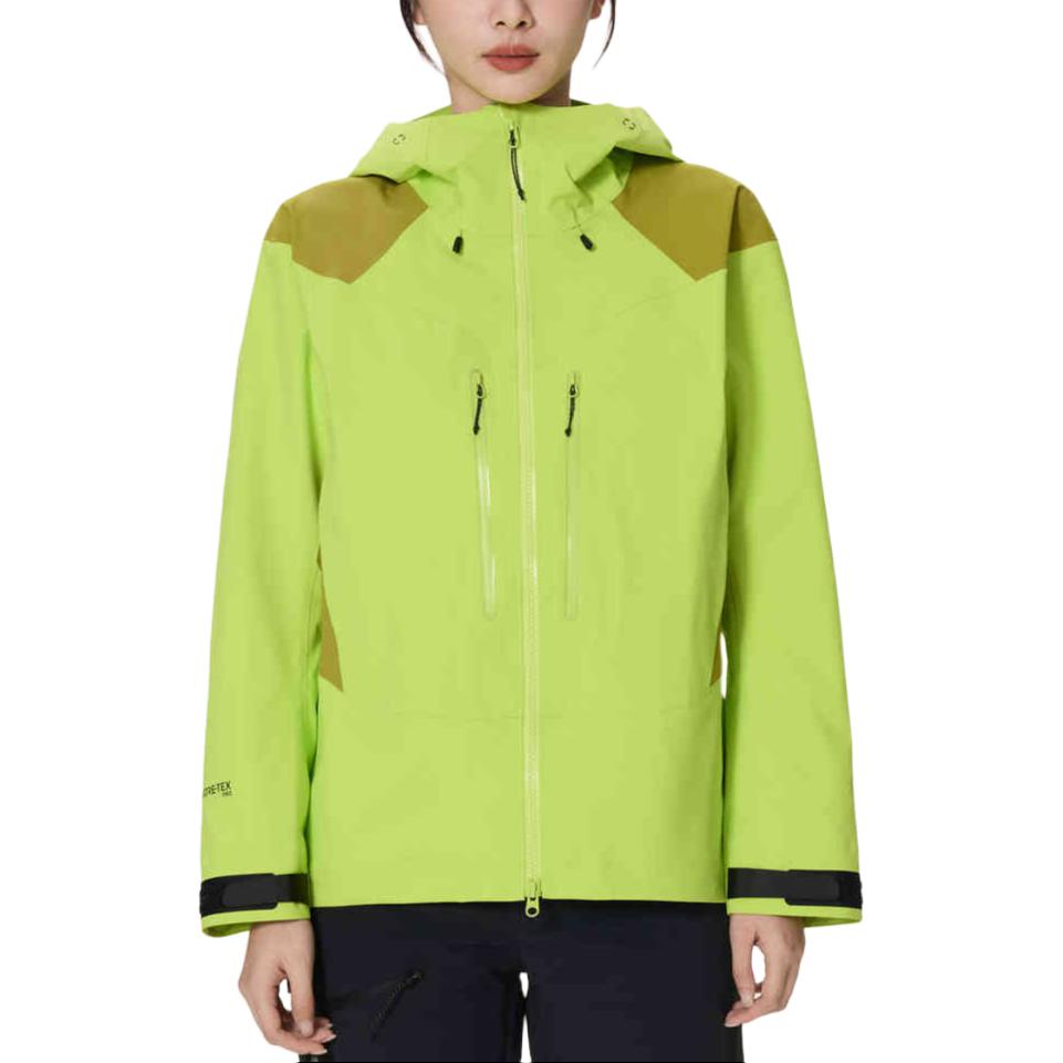 

KOLON SPORT Водостойкая ветрозащитная дышащая влагоотталкивающая износостойкая ветровка Women's, Yellow Green