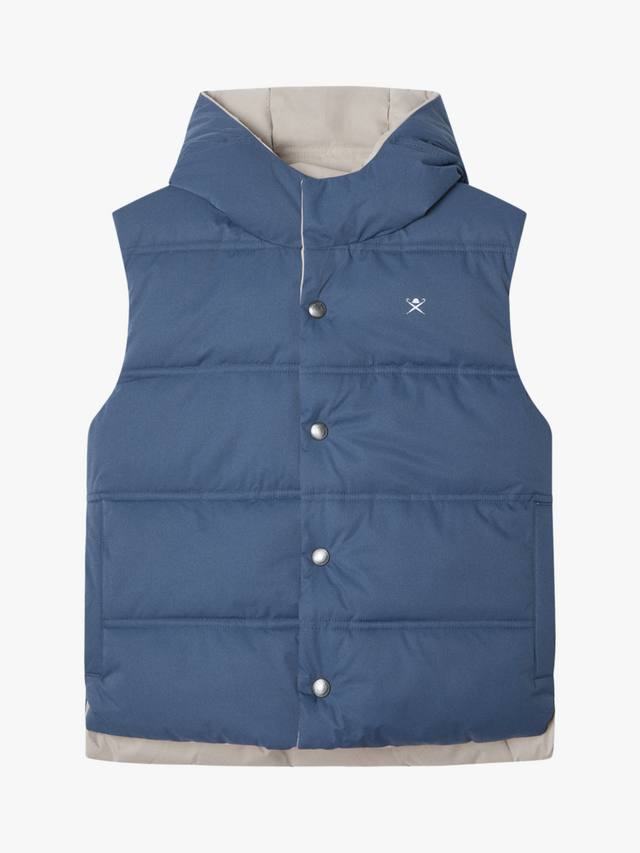 

Детский реверсивный жилет Hackett London, Dark Denim Blue
