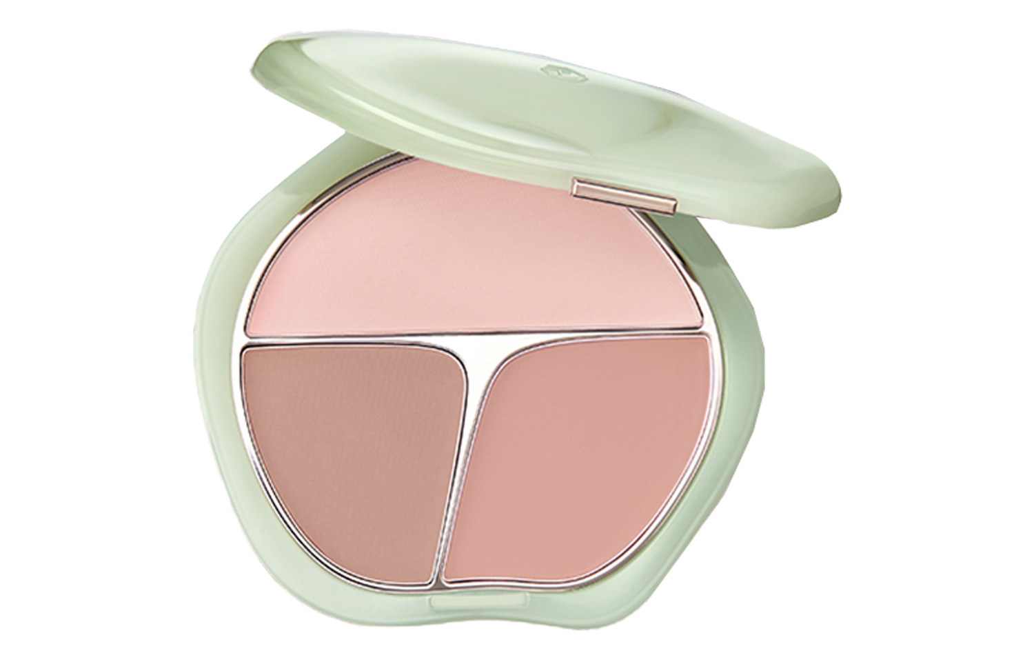 

TIMAGE Палетка для контуринга и коррекции тона кожи contested green flow jade tricolor blush