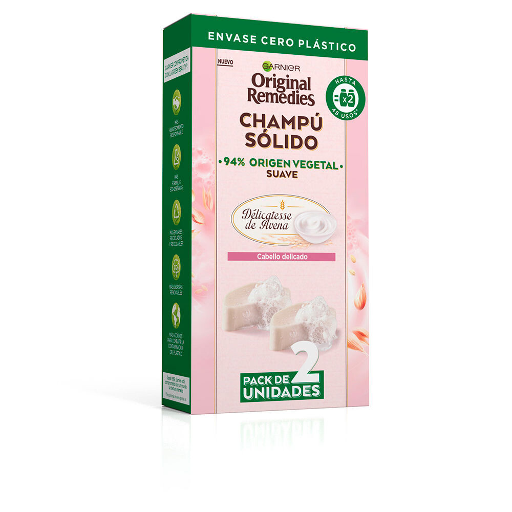 

Увлажняющий шампунь Original Remedies Champú Sólido Suave De Avena Garnier, 2 x 60 гр