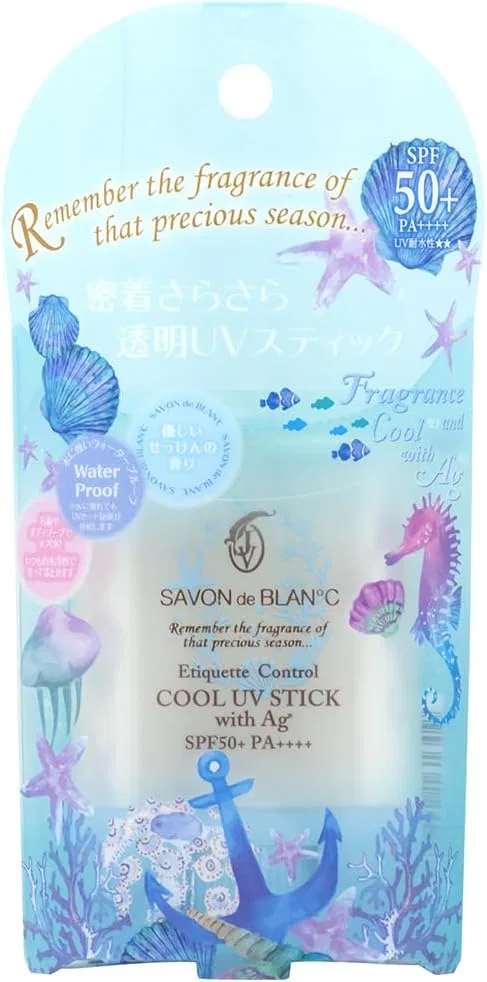 Солнцезащитный стик SPF50+ PA++++ JV SAVON de BLAN°C 15 г зеленый