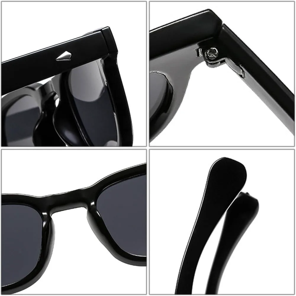 

Солнцезащитные очки UV400 с заклепками, леопардовым принтом и прозрачными линзами, оправа для женщин и мужчин, для бега и активного отдыха UYPTK, Red Grey