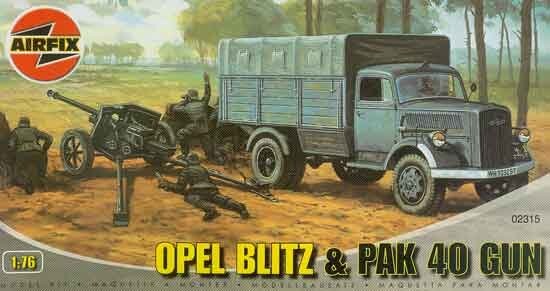 

Комплект модели пистолета Opel Blitz & Pak 40 Gun