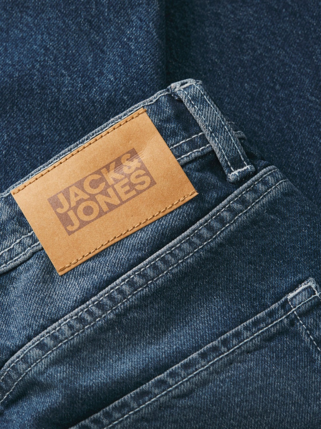 Jack & Jones Junior Джинсы Wide leg 'JJIDAVE JJORIGINAL' в темно-синем цвете — фото 3