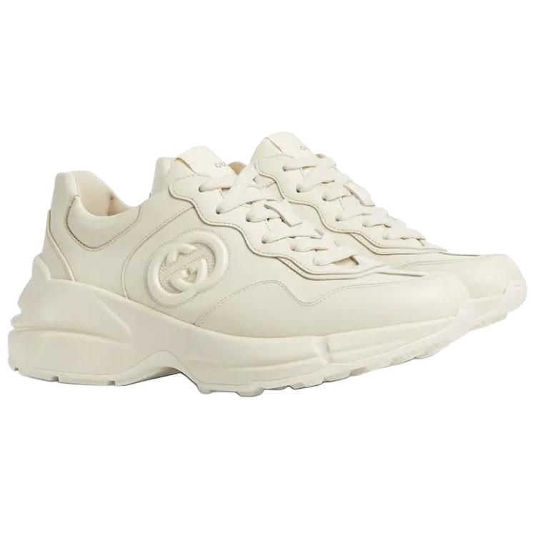 Rhyton Low Top повседневные женские туфли GUCCI, белый — фото 4