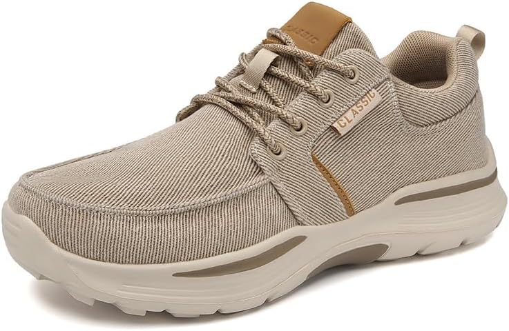 

Мужские походные кроссовки для улицы из холщовой ткани, дышащие, всесезонные, удобные, легкие спортивные ботинки Qacksv, хаки