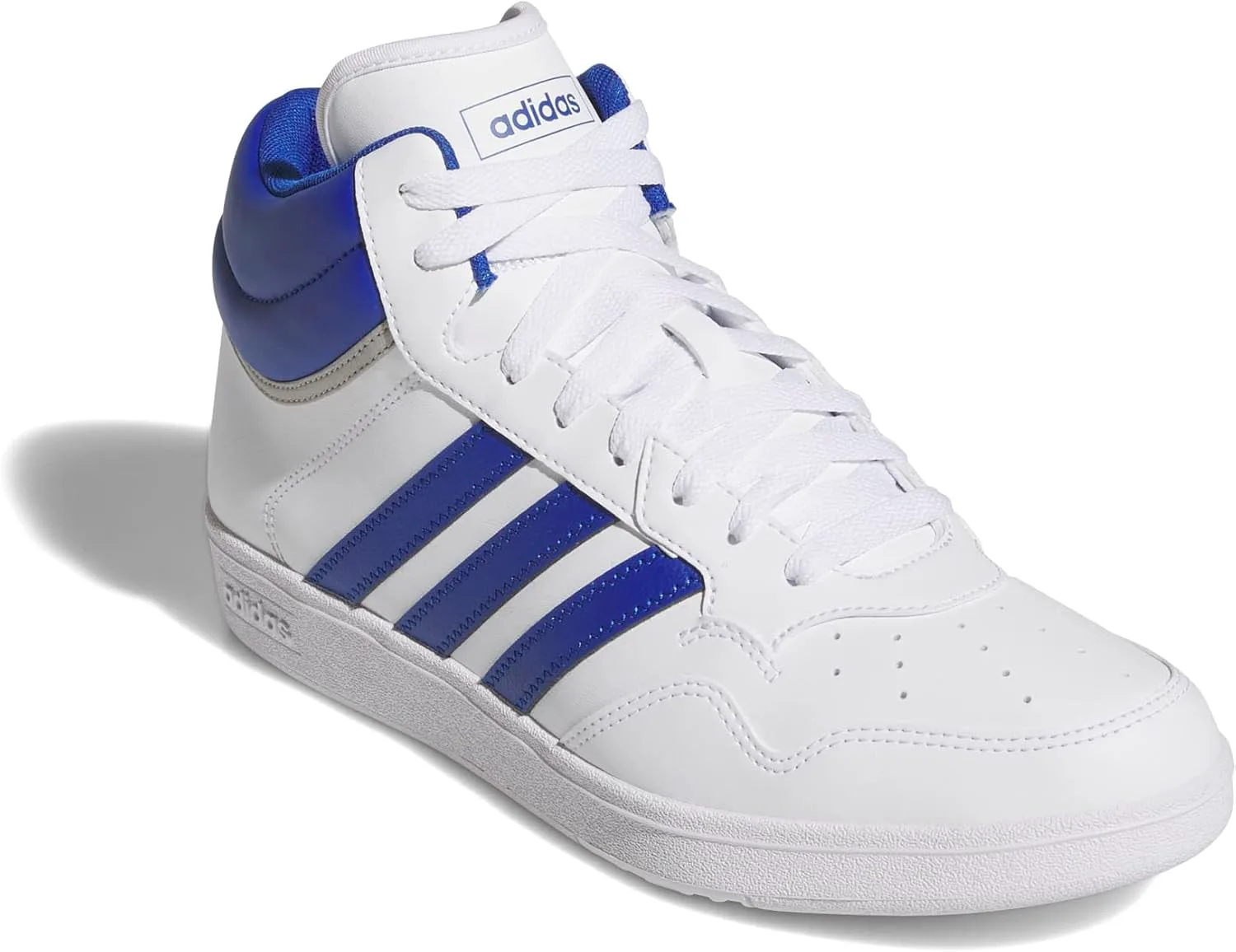 Adidas Unisex-Adult Hoops 4.0 Mid Top, синий серый — фото 4