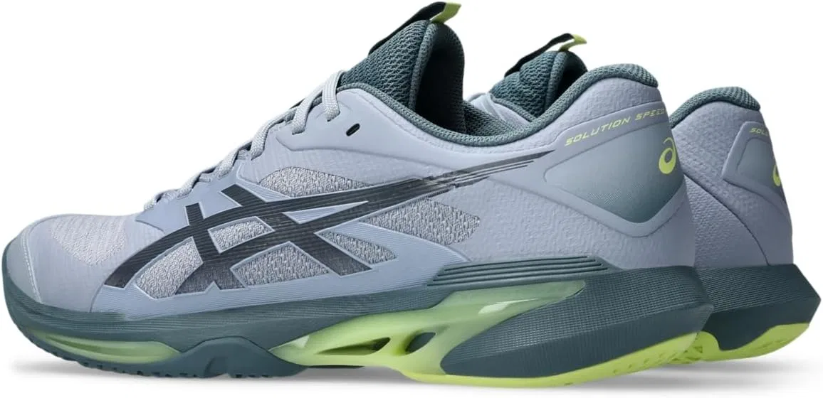 Кроссовки для тенниса ASICS Solution Speed FF 4, Grey Blue/Ironclad — фото 3