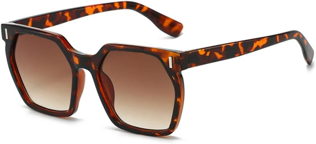 

Солнцезащитные очки с защитой от УФ-излучения UV400 | Оправа с градиентным леопардовым принтом | Линзы конфетных цветов | Для женщин и мужчин | Для занятий спортом на открытом воздухе и вождения LXLHWN, Tortoiseshell Brown