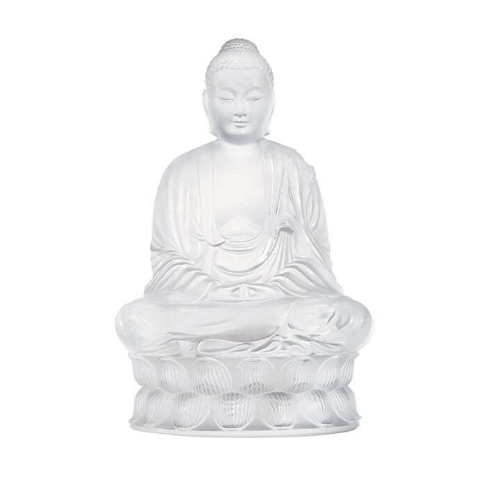 

Маленькая фигурка Будды Lalique, прозрачная, белый