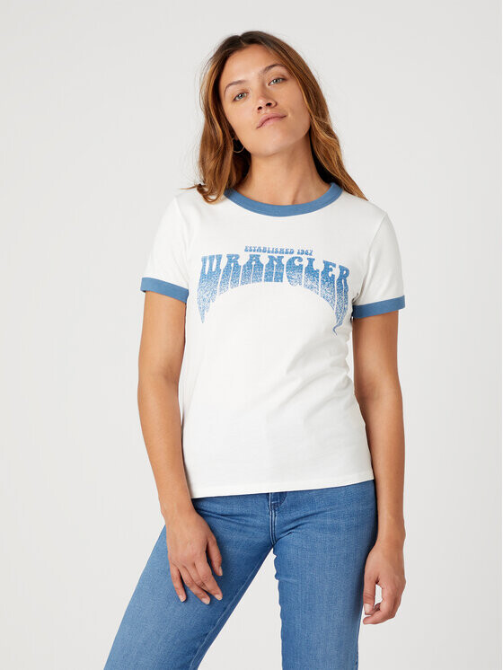 

Футболка стандартного кроя Wrangler, белый