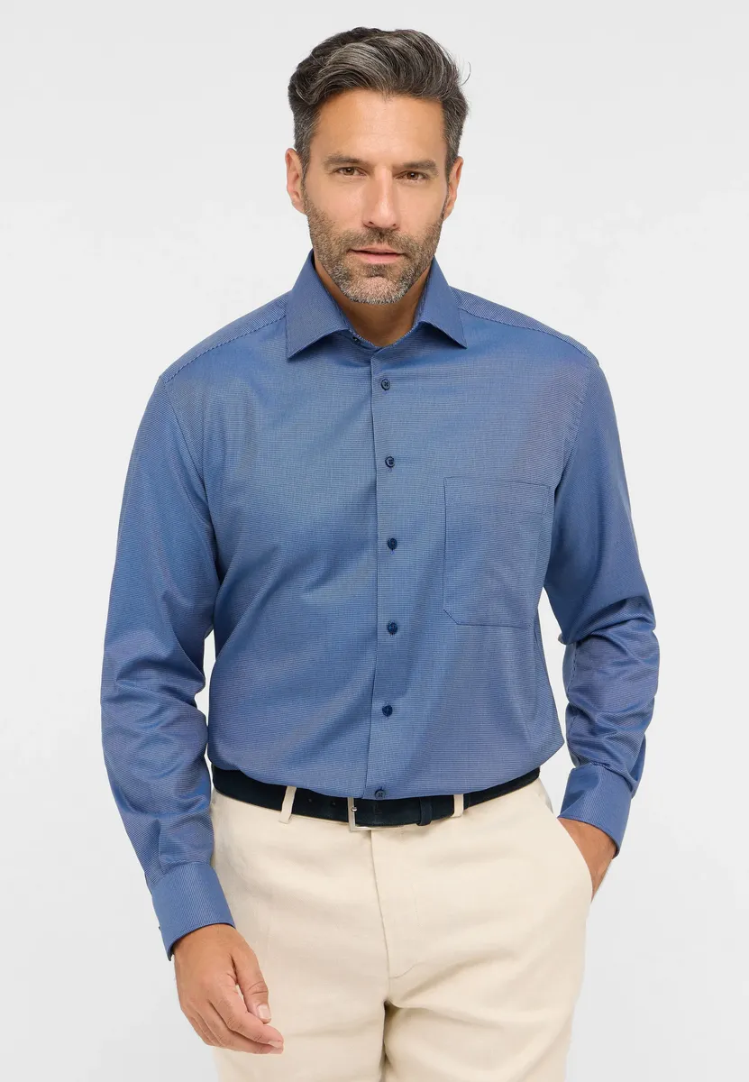 

Рубашка Eterna с длинными рукавами "COMFORT FIT", джинсовый