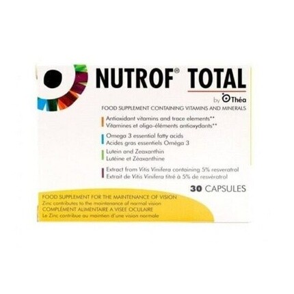 

Nutrof Total Eye Health Добавка 30 капсул, Gesundheit Plus