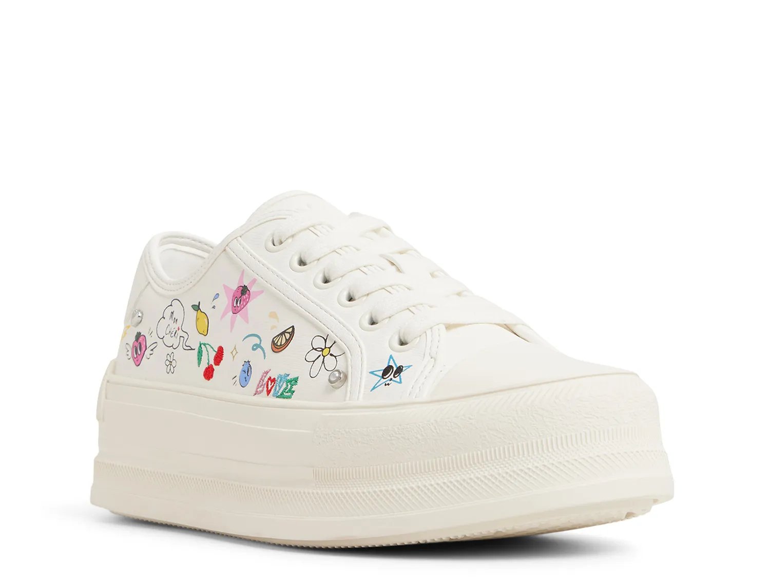 Кроссовки Aldo Rayes Platform Sneaker, кремовый